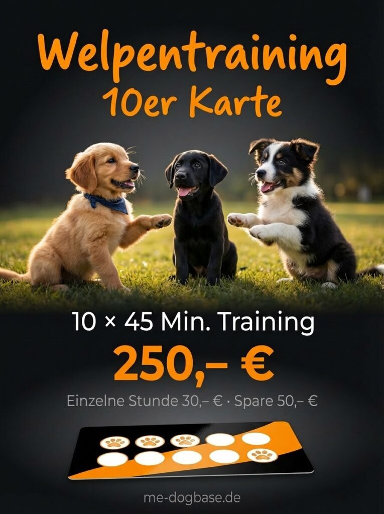Welpentraining 10er Karte | Hundeschule Jessen ME-Dogbase